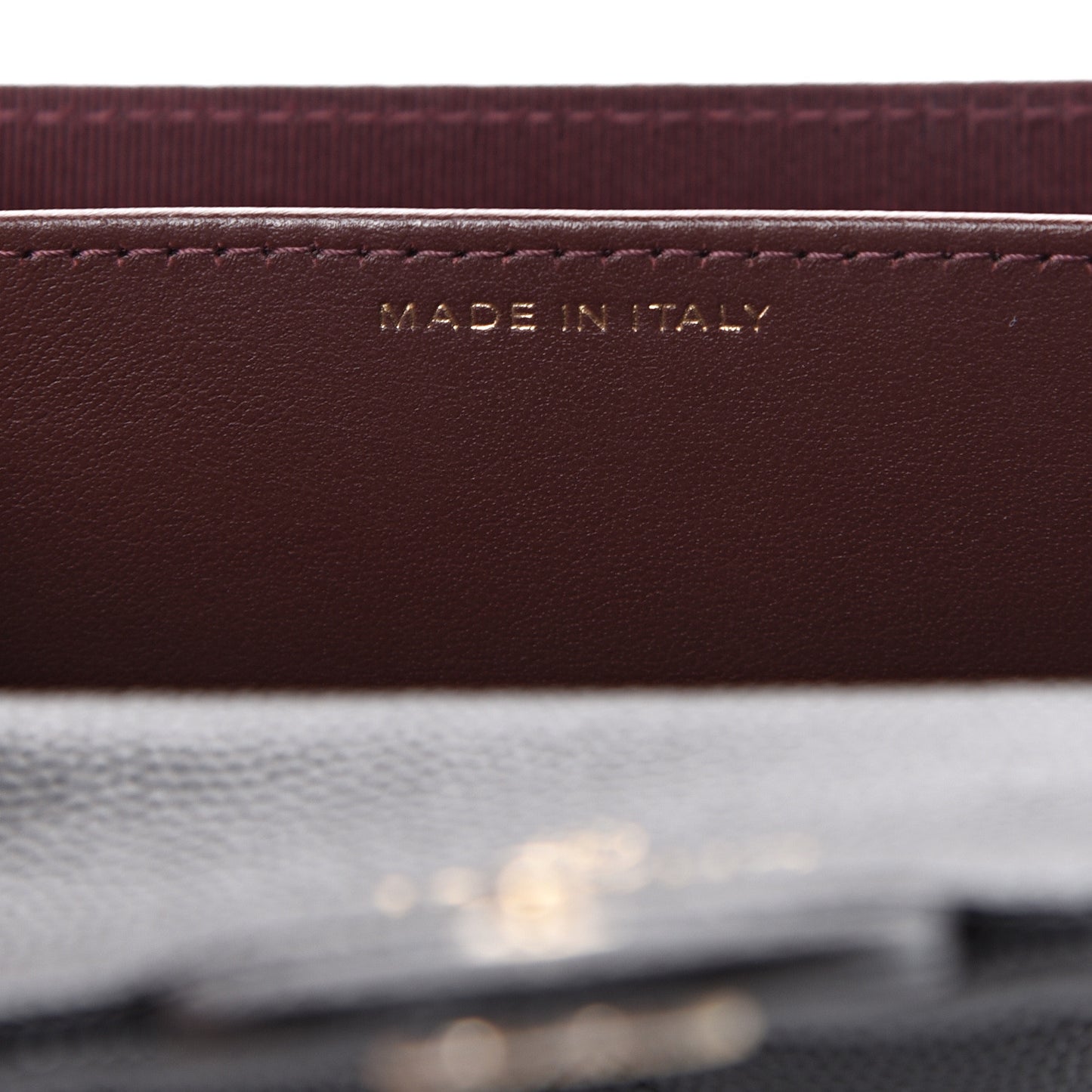 Caviar Quilted Flap Card Holder Wallet Black