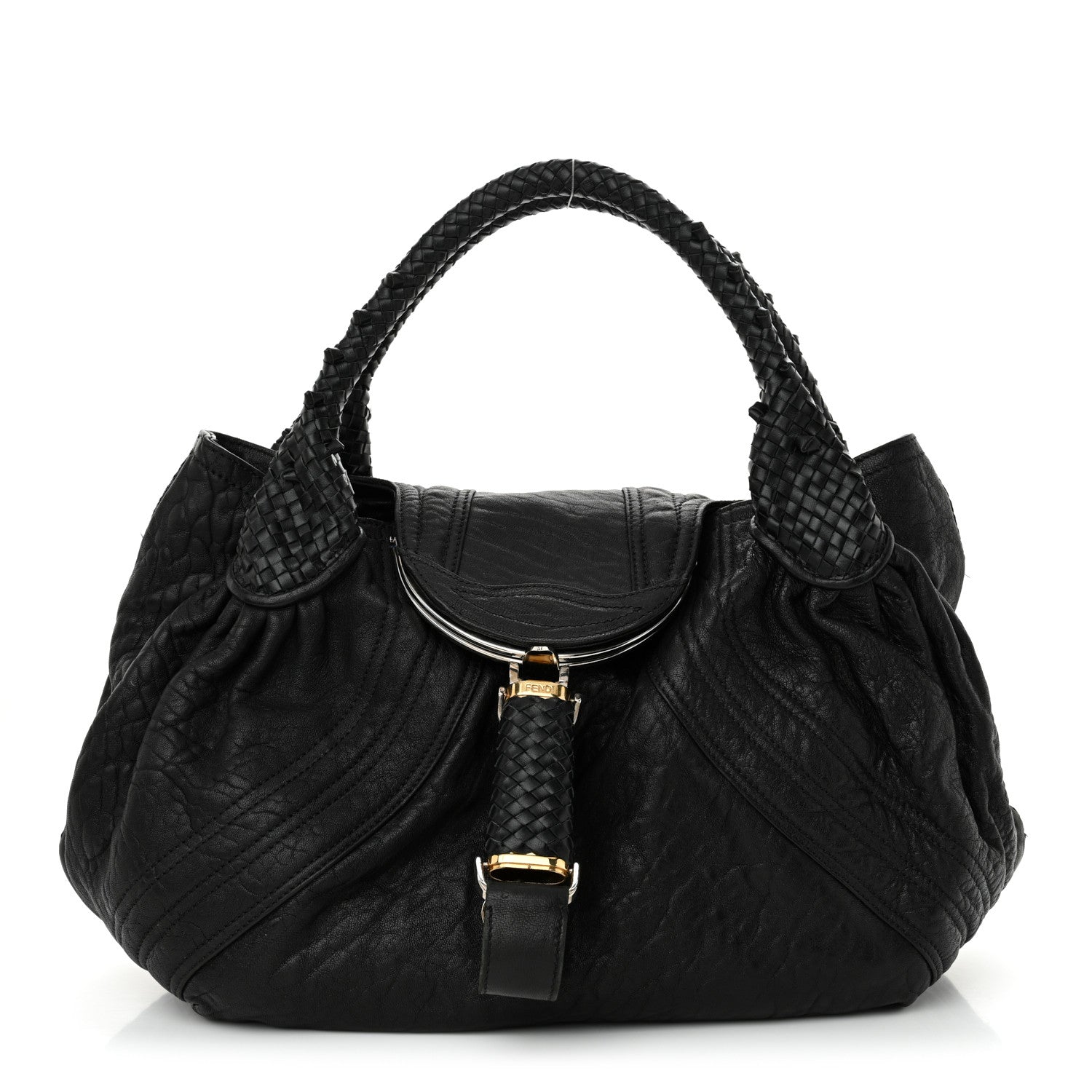 Fendi Nappa Nuvolata Spy Black 1 of 10