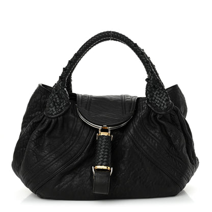 Fendi Nappa Nuvolata Spy Black 1 of 10