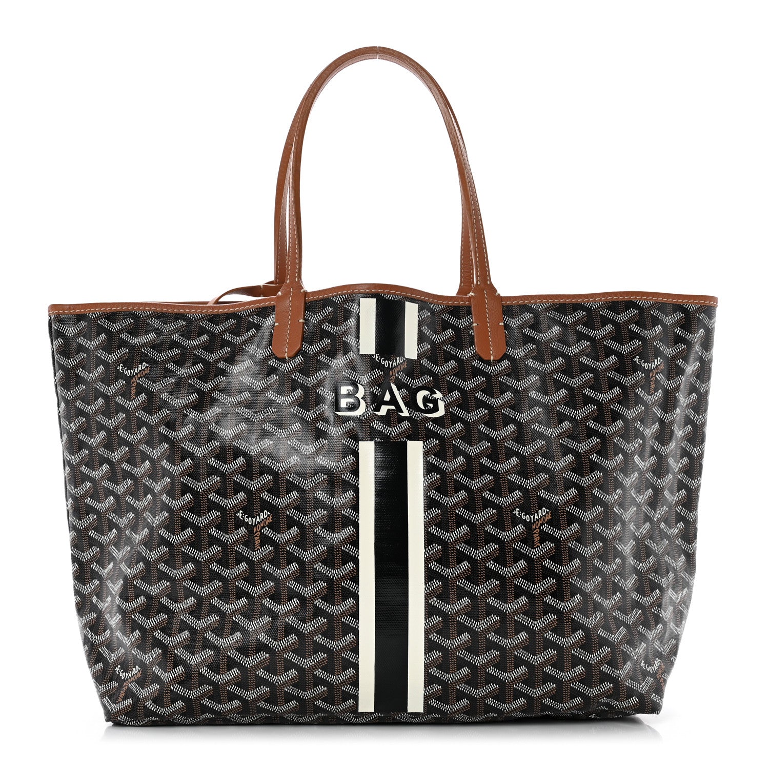 Goyard Goyardine Saint Louis PM Black Gold 1 of 7
