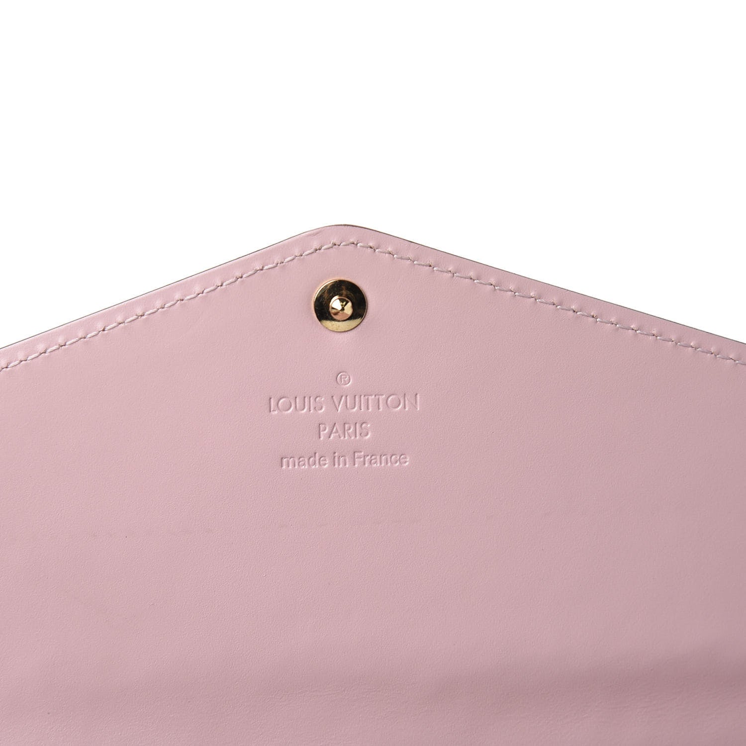 Louis Vuitton Vernis Rayures Sarah Wallet NM Dune 7 of 9