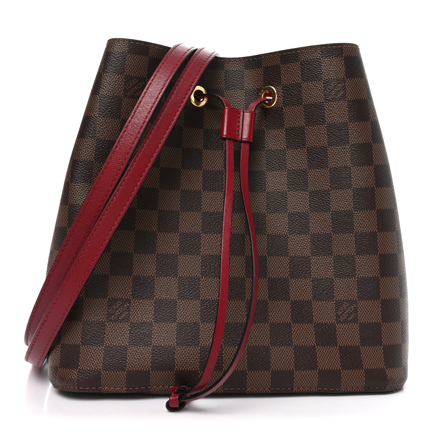 Louis Vuitton Damier Ebene Neonoe MM Cherry Berry 1 of 9