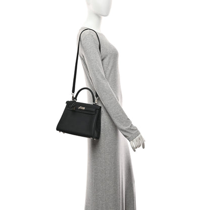 Hermes Togo Kelly Retourne 25 Gris Misty 2 of 11