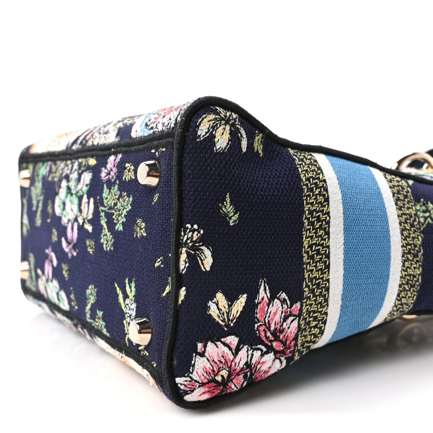 Canvas D-Constellation Embroidered Medium Lady D-Lite Bleu Multicolor