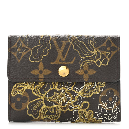 Louis Vuitton Monogram Dentelle Elise Wallet Gold 1 of 8