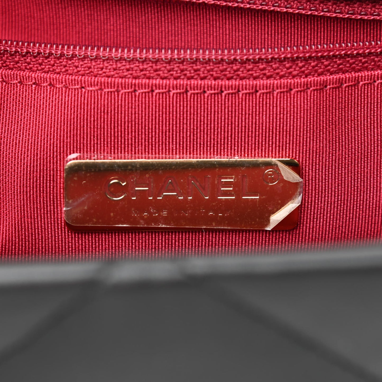 Lambskin Quilted Large Chanel 19 Flap Black
