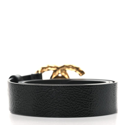 Chanel Glazed Calfskin CC Belt 80 32 Black 3 of 9