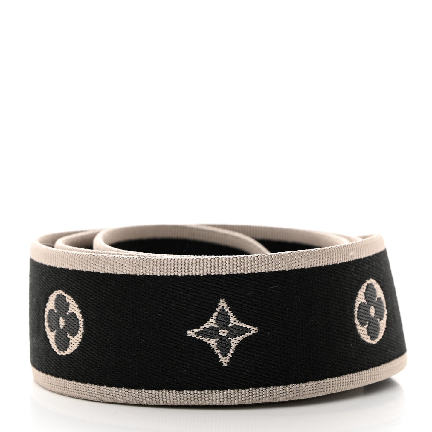 Jacquard Diane Shoulder Strap Black Ivory