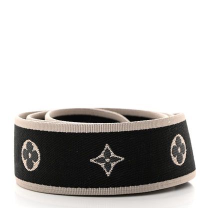 Louis Vuitton Jacquard Diane Shoulder Strap Black Ivory 2 of 4