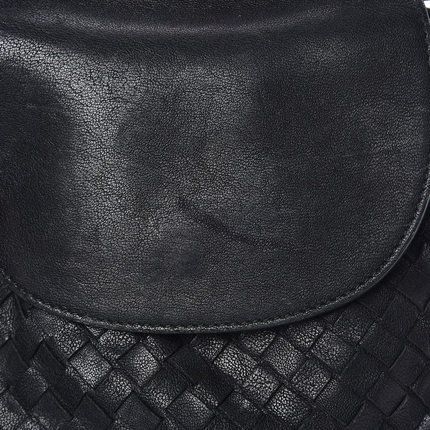 Nappa Intrecciato Belt Bag Black