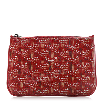 Goyard Goyardine Mini Senat Pochette Red 1 of 8