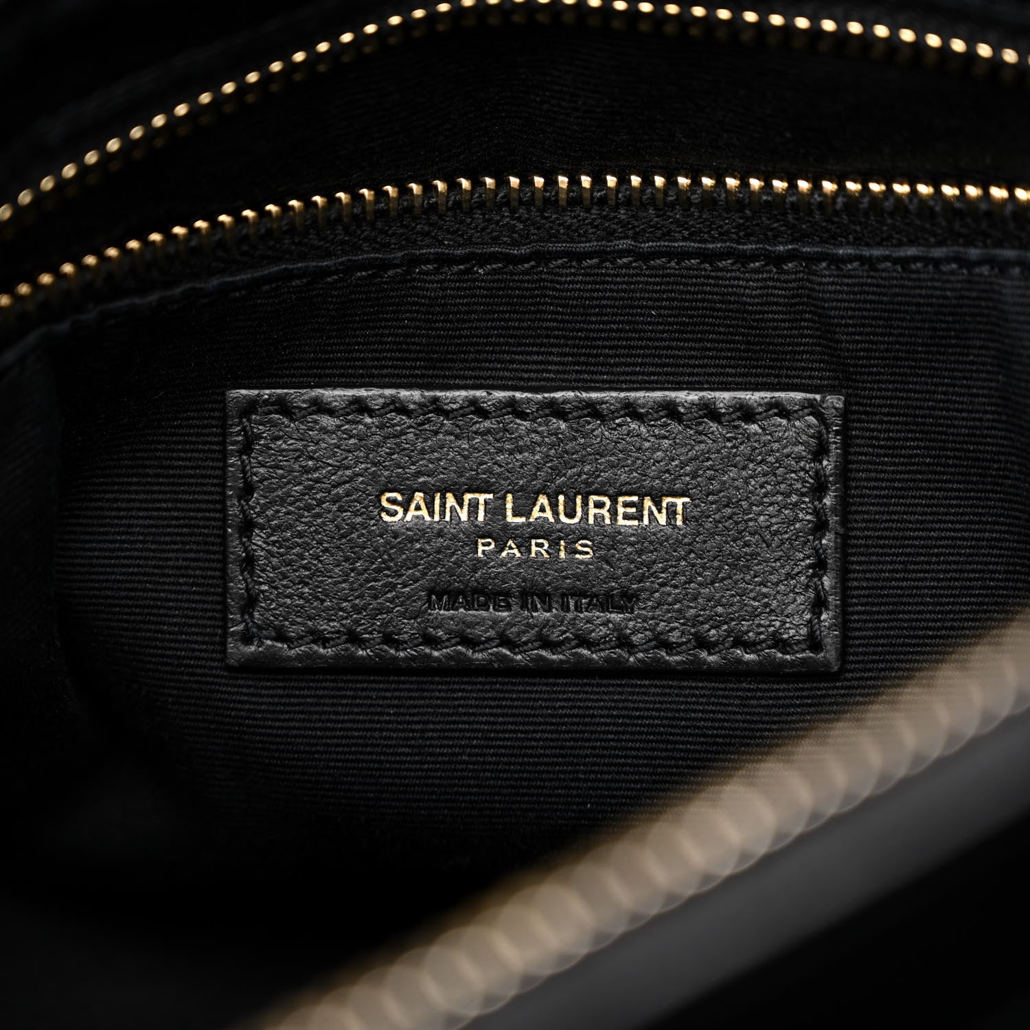 Saint Laurent Calfskin Y Quilted Monogram Medium Loulou Chain Satchel Black 6 of 11