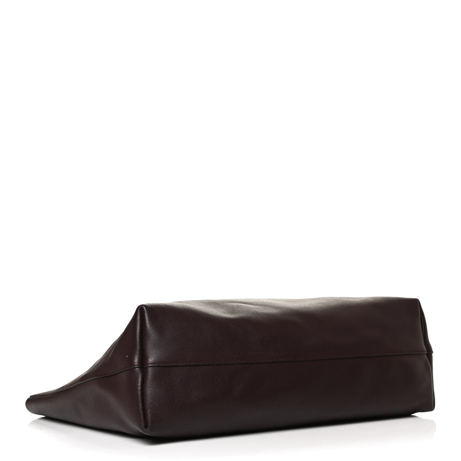 Saint Laurent Calfskin Large Shopping Tote Bordeaux 4 of 12
