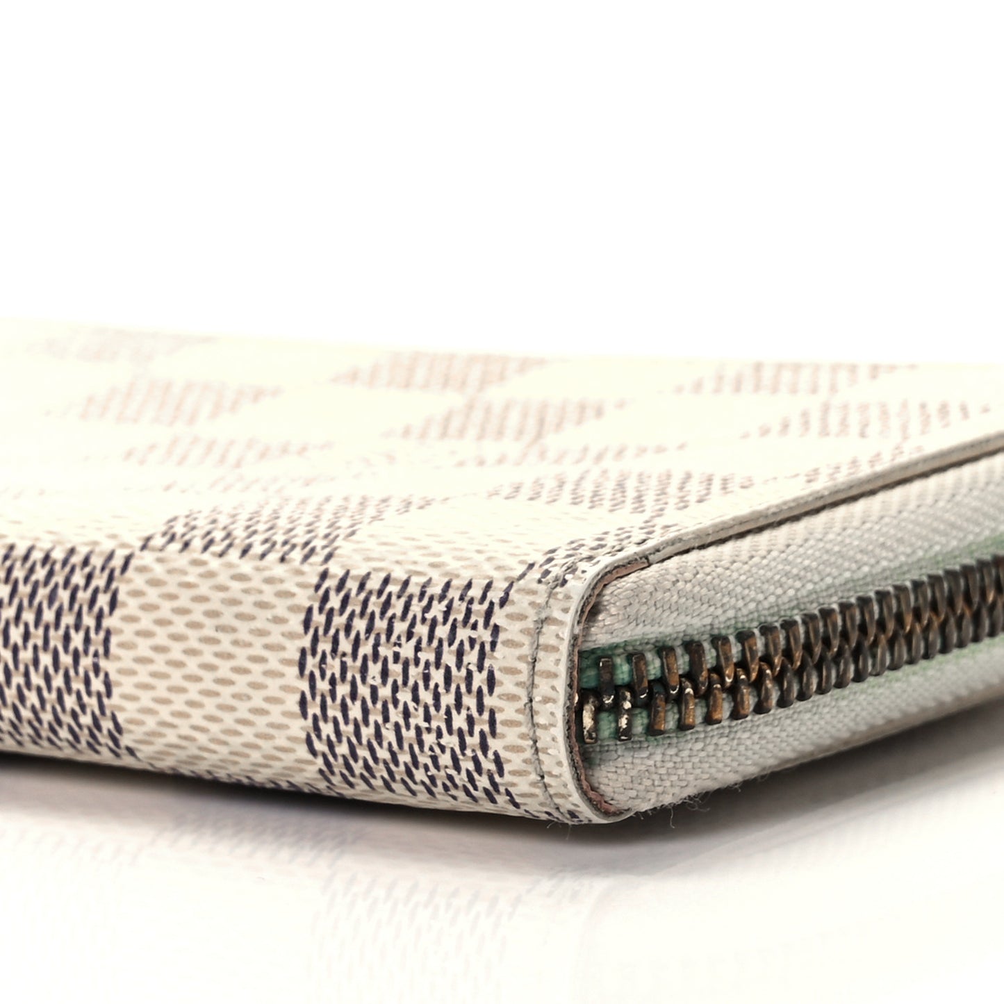 Damier Azur Clemence Wallet Rose Ballerine