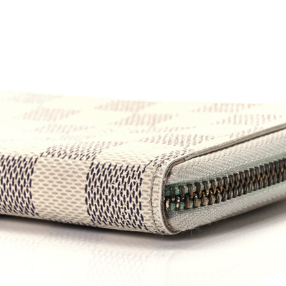Louis Vuitton Damier Azur Clemence Wallet Rose Ballerine 8 of 9