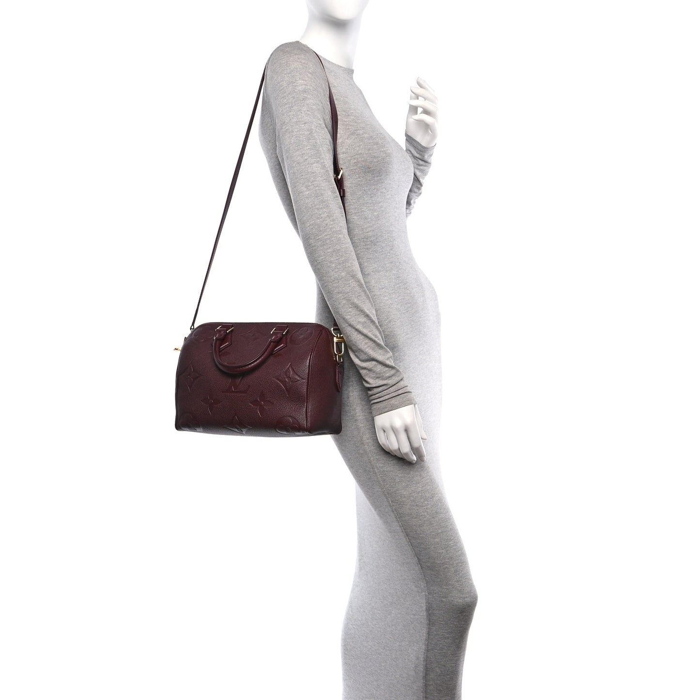 Empreinte Monogram Giant Speedy Bandouliere 25 Wine
