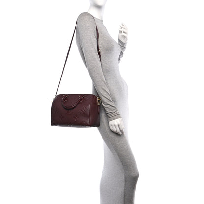 Louis Vuitton Empreinte Monogram Giant Speedy Bandouliere 25 Wine 2 of 12
