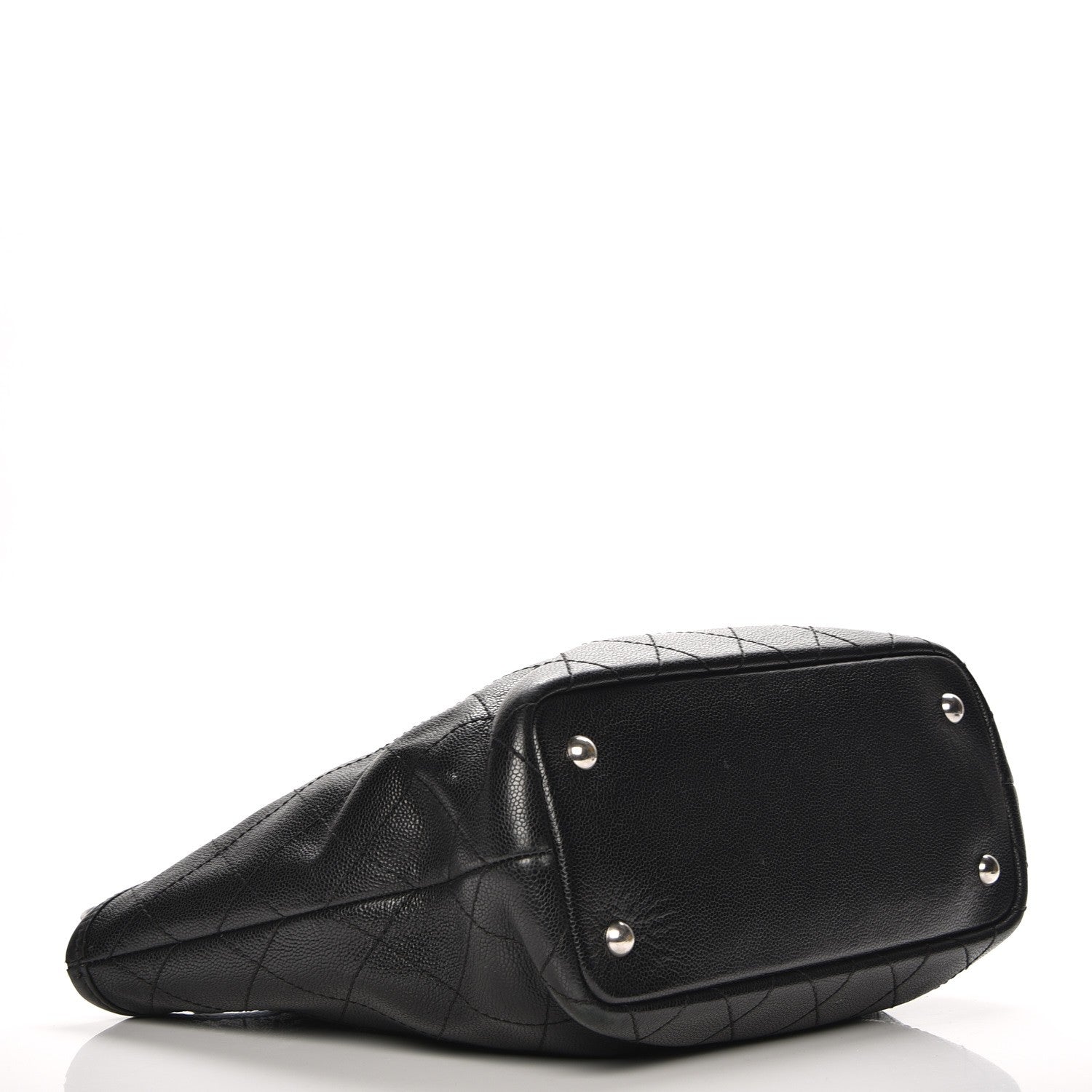 Chanel Grained Calfskin Shopping Fever Tote Black 6 of 15