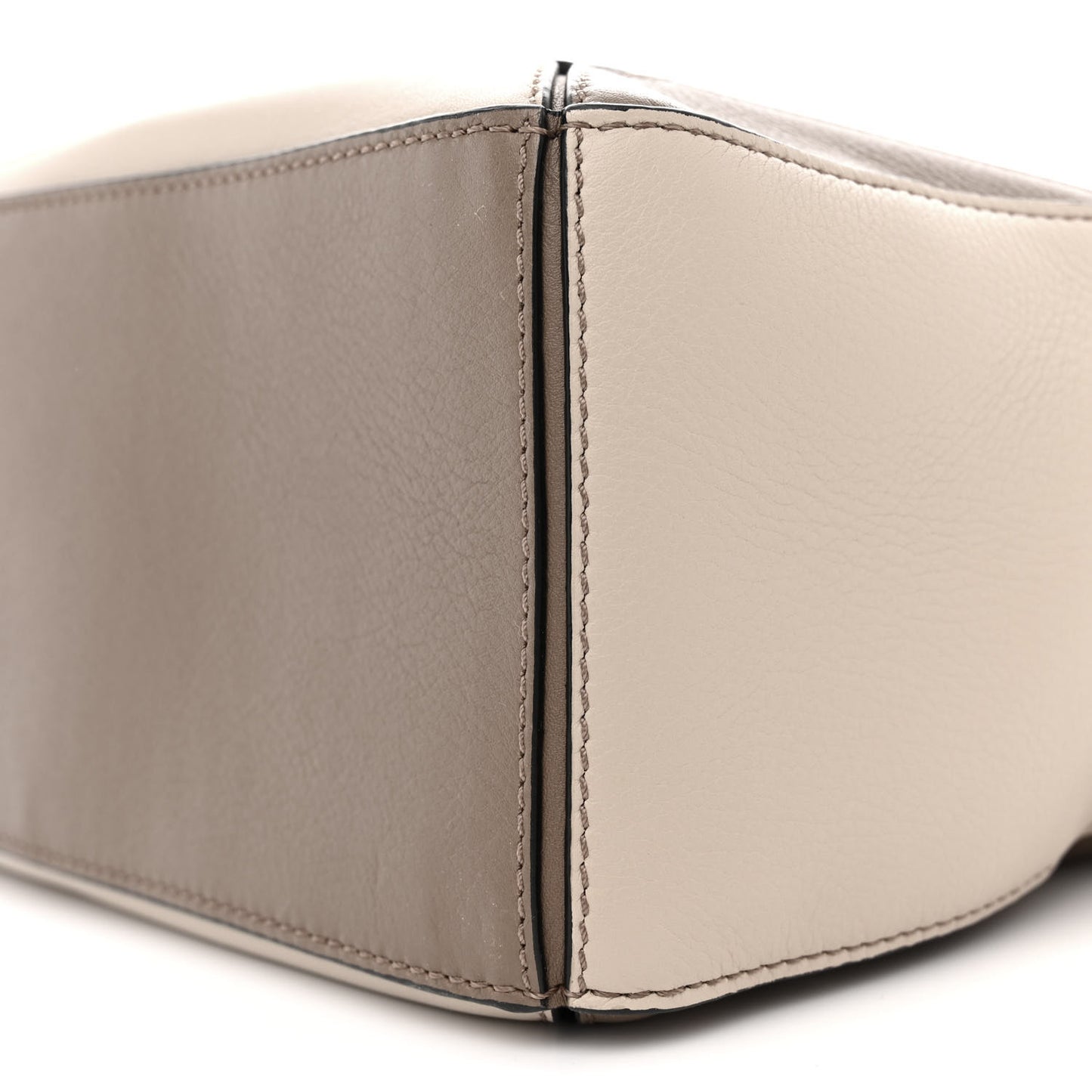 Calfskin Small Puzzle Bag Brown Dark Taupe