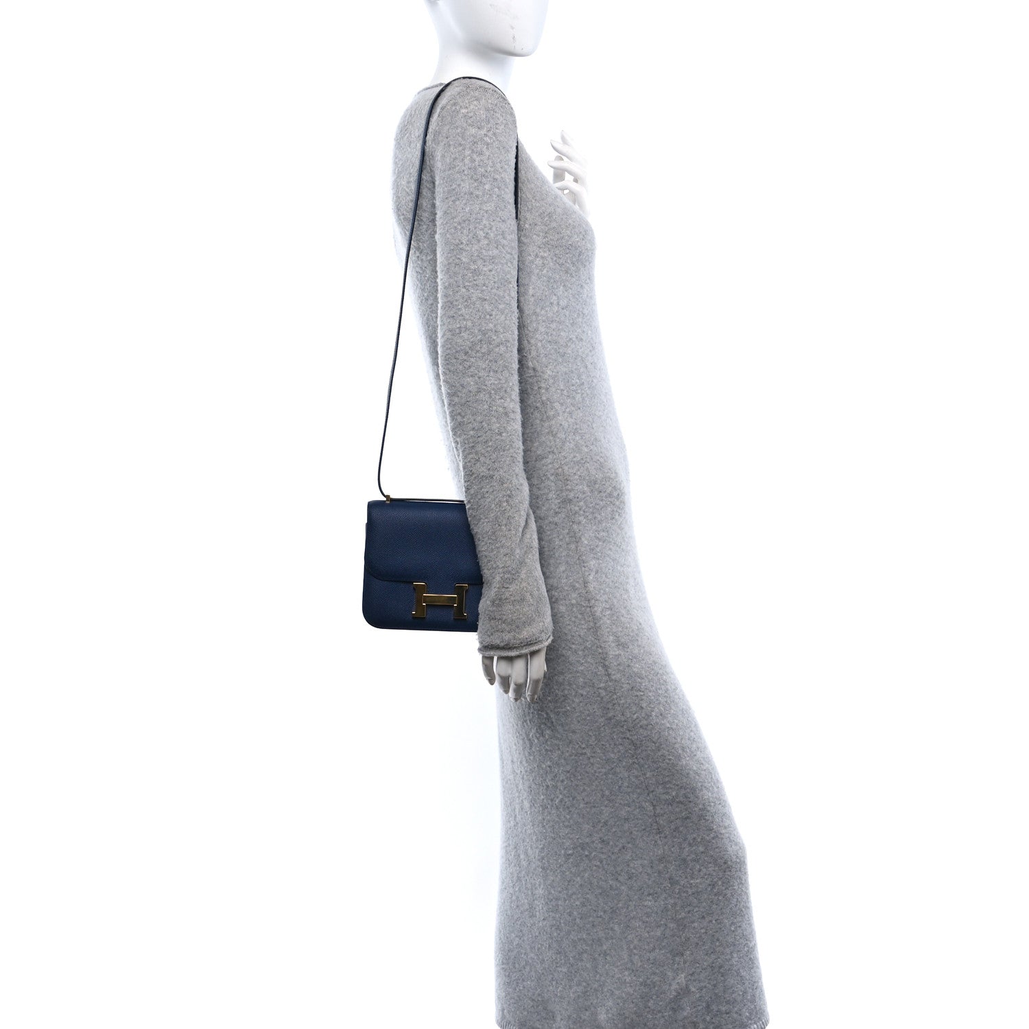Hermes Epsom Constance 18 Bleu Saphir 3 of 13