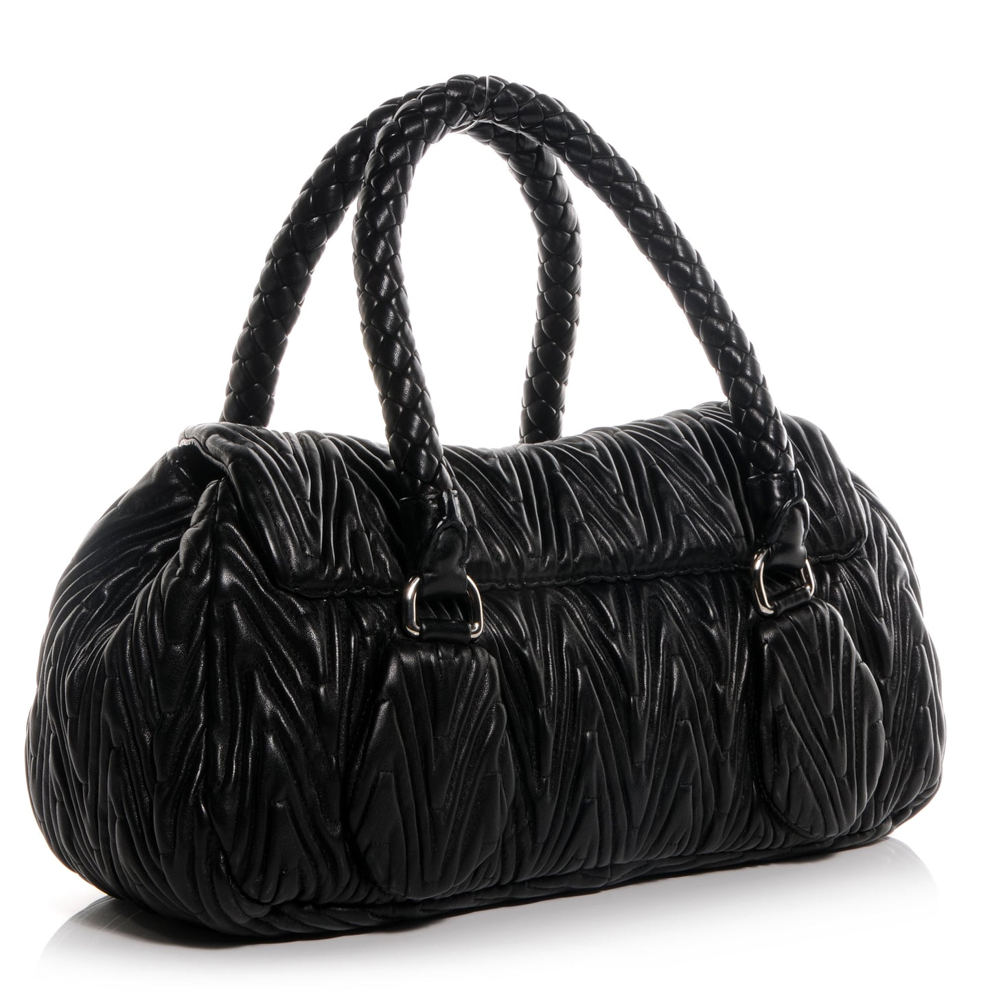 Nappa Chevron Bag Nero Black