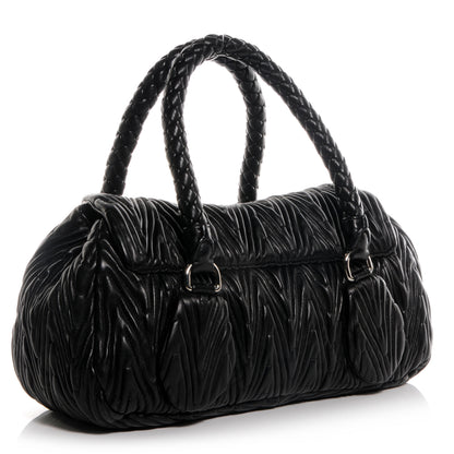Prada Nappa Chevron Bag Nero Black 4 of 10