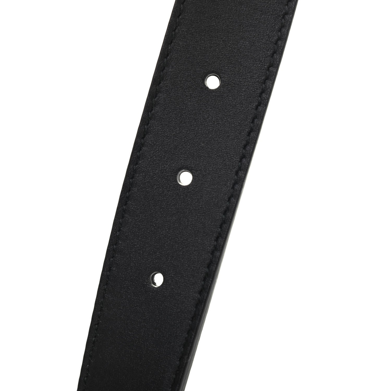 Gucci Calfskin Crystal Metal Tiger Head Buckle 30mm Belt 95 38 Black Multicolor 4 of 5