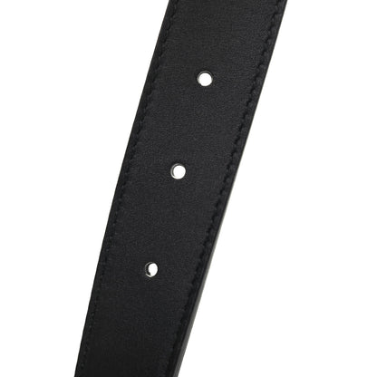 Gucci Calfskin Crystal Metal Tiger Head Buckle 30mm Belt 95 38 Black Multicolor 4 of 5