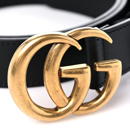 Gucci Calfskin Double G 30mm Belt 85 34 Black 5 of 5