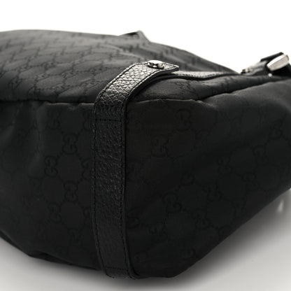 Gucci Nylon Monogram Medium Abbey Shoulder Bag Black 10 of 10