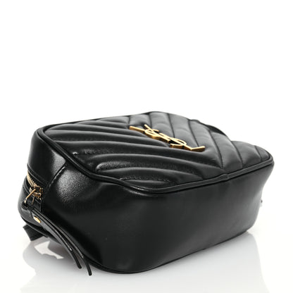 Saint Laurent Calfskin Matelasse Monogram Lou Belt Bag Black 4 of 16