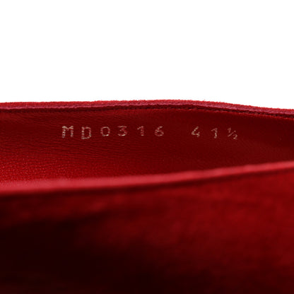 Christian Dior Suede Songe Pumps 41.5 Red 6 of 8