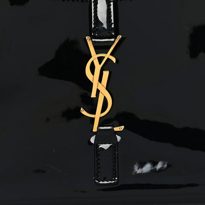 Saint Laurent Patent Le 5 A 7 Hobo Black 8 of 10