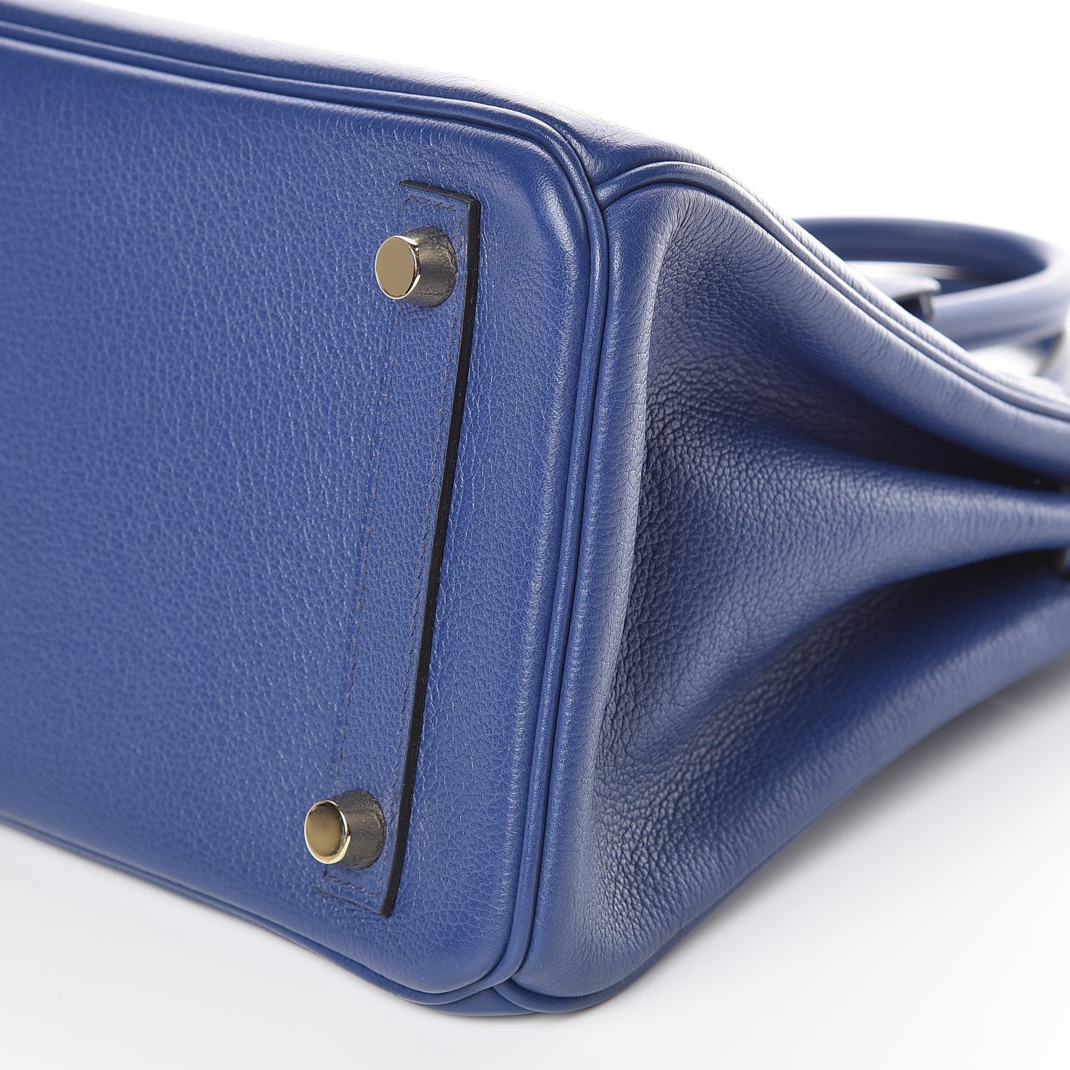 Hermes Taurillon Novillo Birkin 25 Bleu Saphir 33 of 34