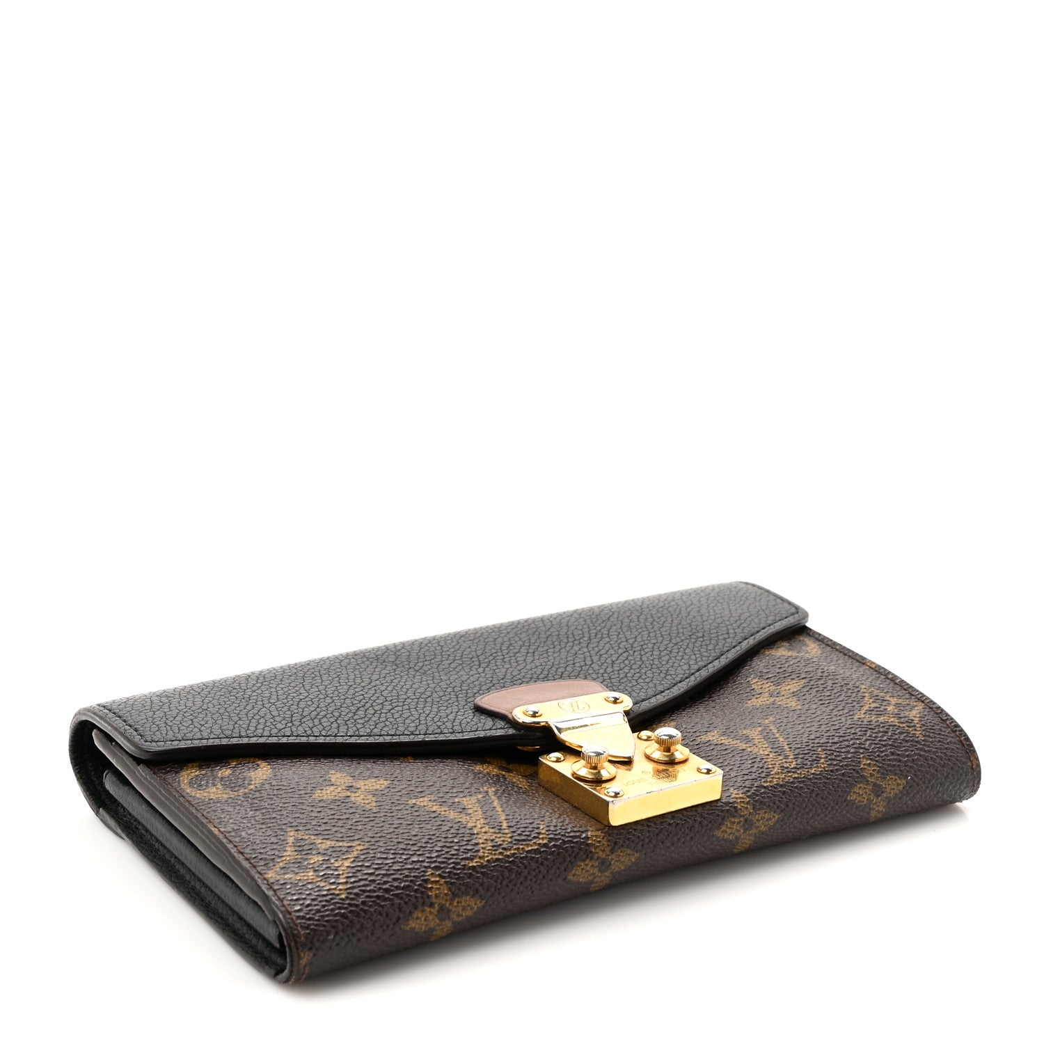 Louis Vuitton Monogram Pallas Wallet Black 4 of 17
