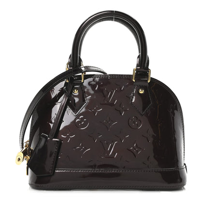 Louis Vuitton Vernis Alma BB Amarante 1 of 9