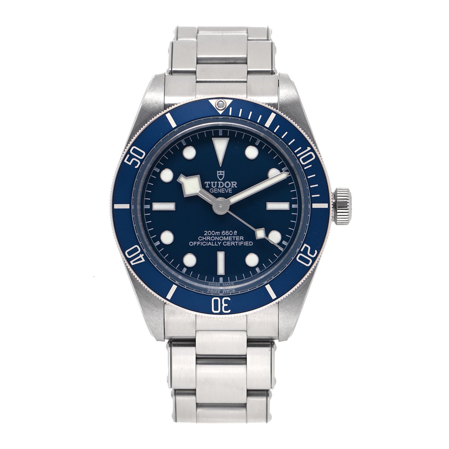 Stainless Steel 39mm Black Bay Fifty Eight Automatic Watch Blue 79030B