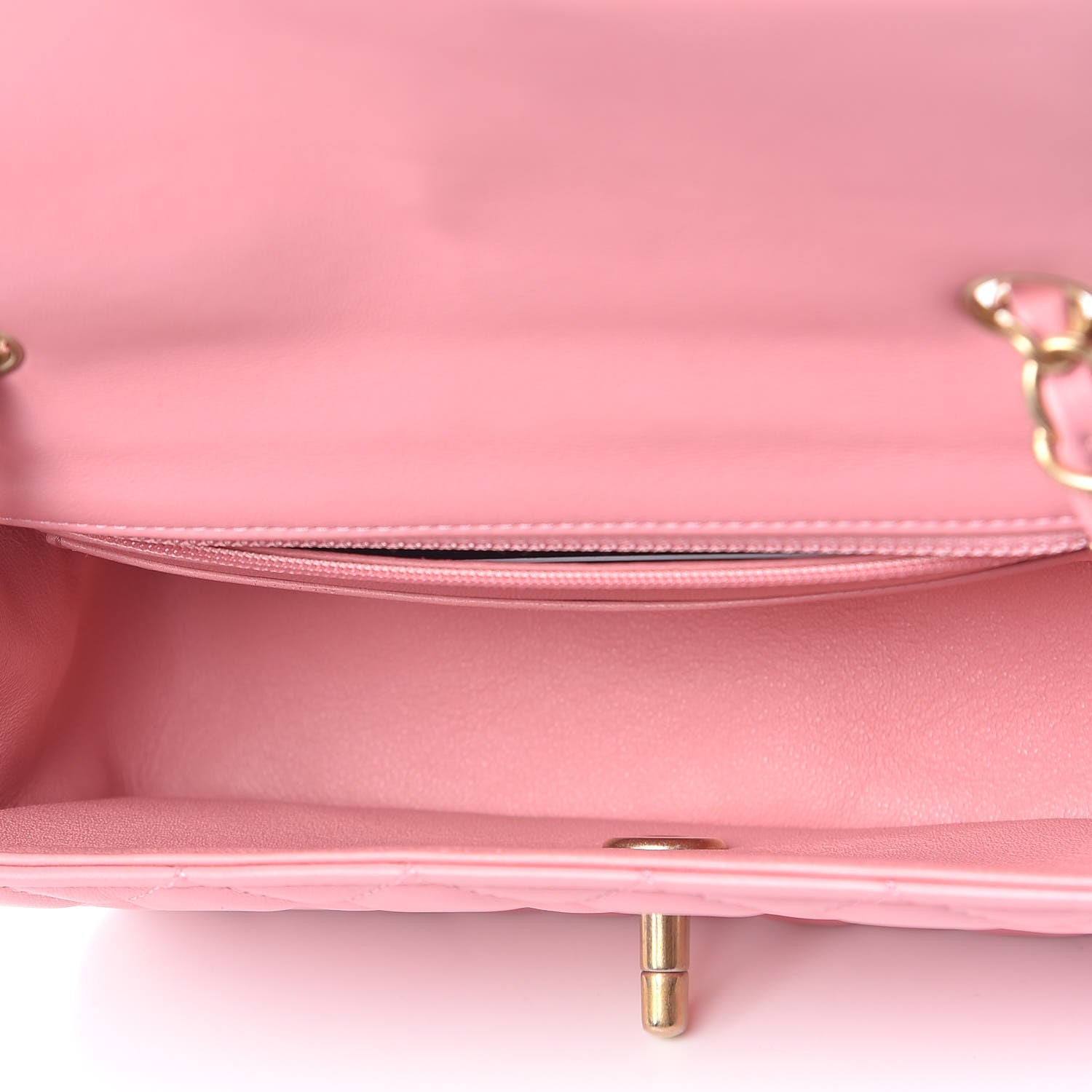 Chanel Lambskin Quilted Mini Rectangular Flap Pink 5 of 11