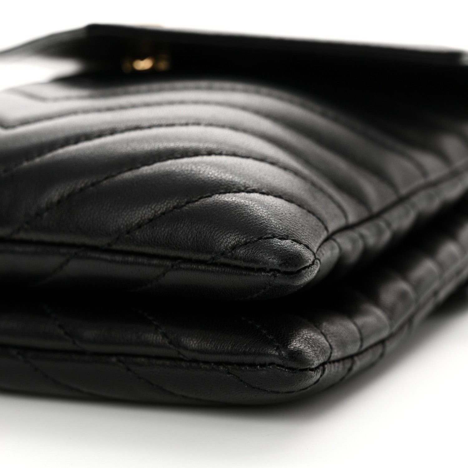 Saint Laurent Lambskin Quilted Double Flap Bag Black 11 of 12