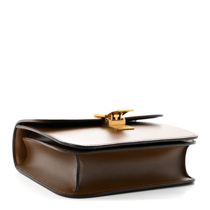 Celine Box Calfskin Teen Classic Box Flap Bag Camel 4 of 9