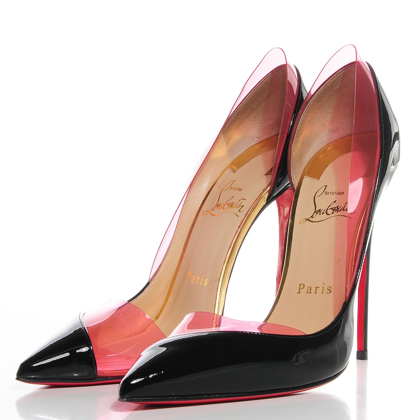 Patent PVC Miss Rigidaine 120 Pumps 38 Black