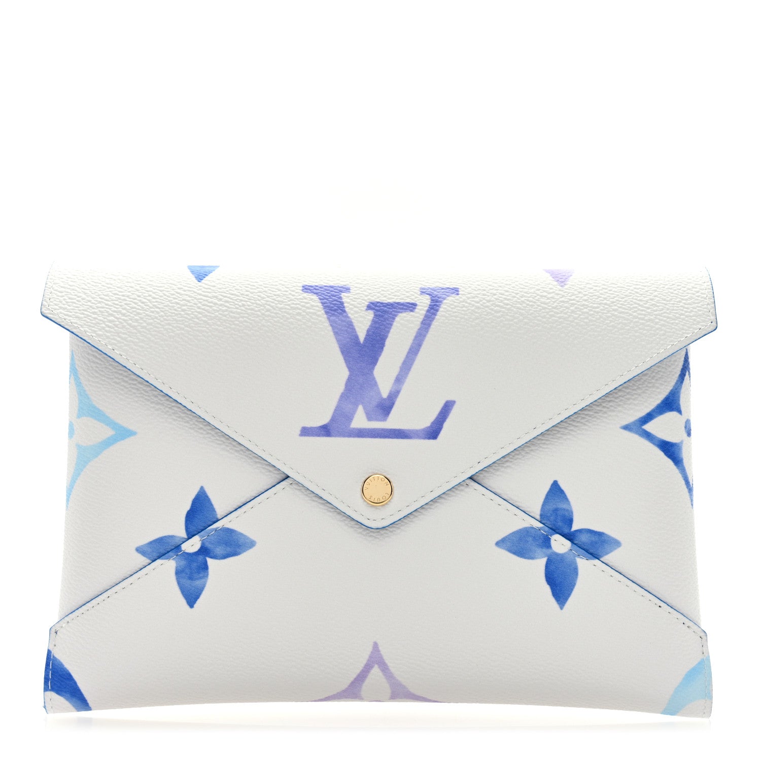 Louis Vuitton Monogram Giant By The Pool Kirigami Pochette Set Blue Rose Beige 3 of 7