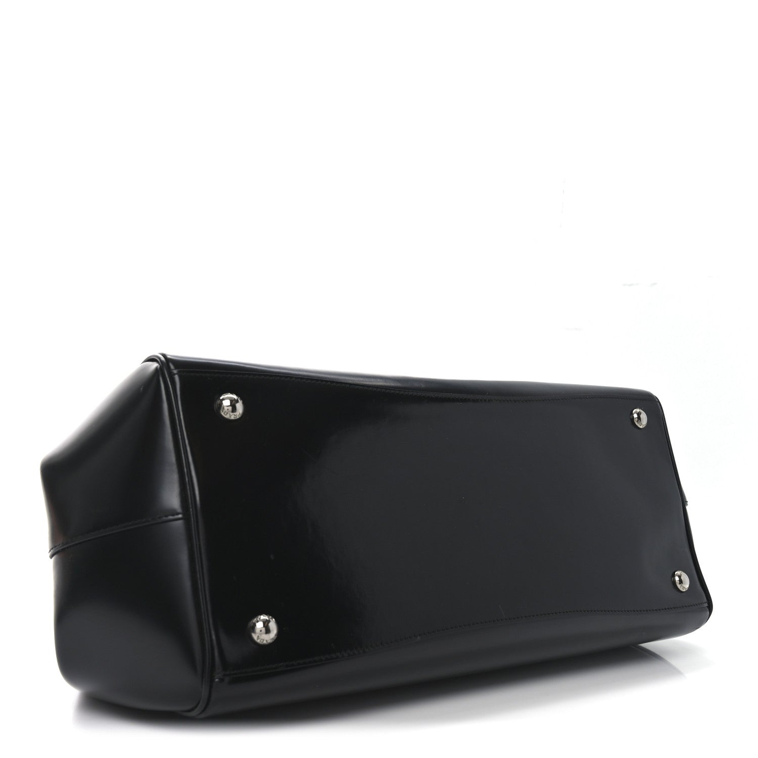 Prada Spazzolato Frame Bag Black 4 of 10