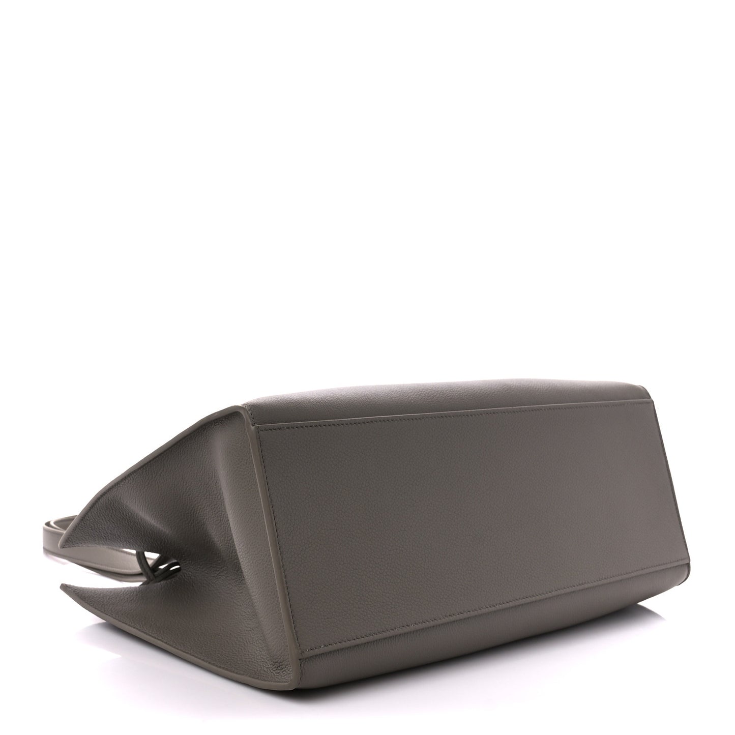 Grained Calfskin Cabas 16 Bag Smokey Taupe