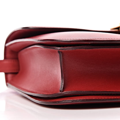 Celine Box Calfskin Medium Classic Box Flap Bag Red 11 of 12