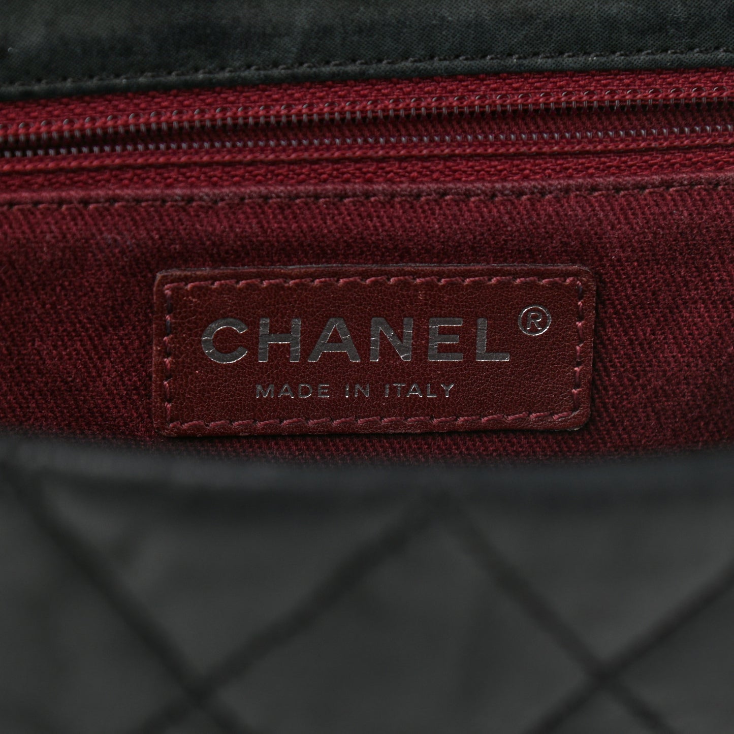 Iridescent Calfskin Medium In The Mix Flap Black