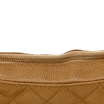 Chanel Caviar Quilted Timeless CC Shoulder Bag Beige 11 of 15
