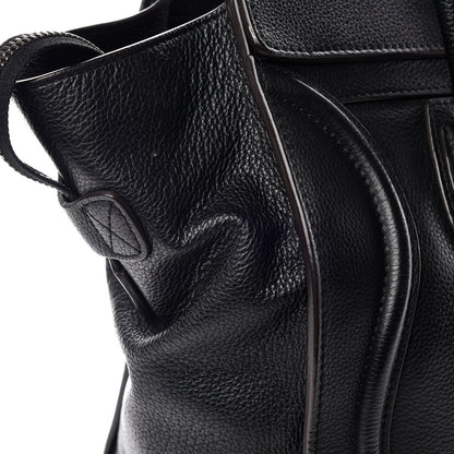 Celine Drummed Calfskin Mini Luggage Black 10 of 18