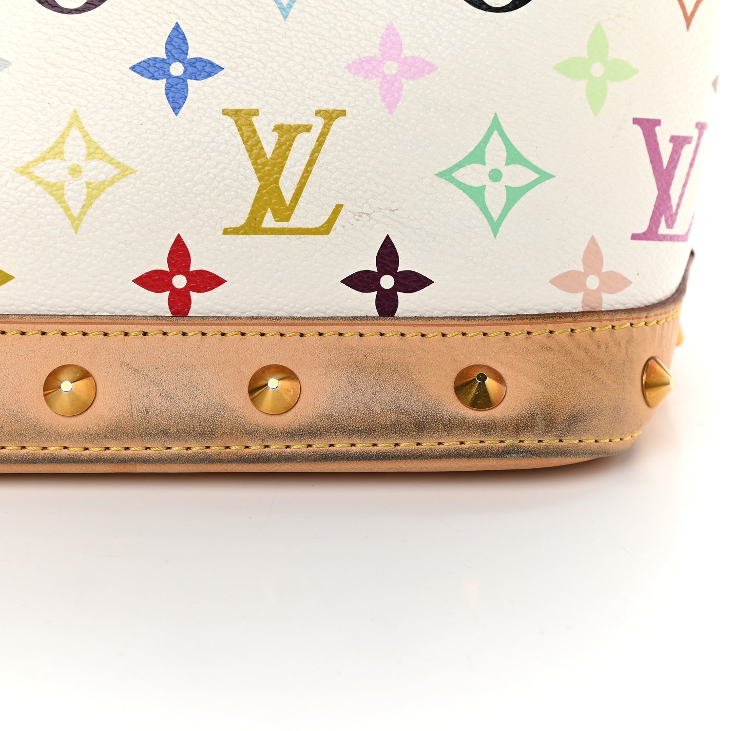Louis Vuitton Monogram Multicolor Alma White 10 of 10