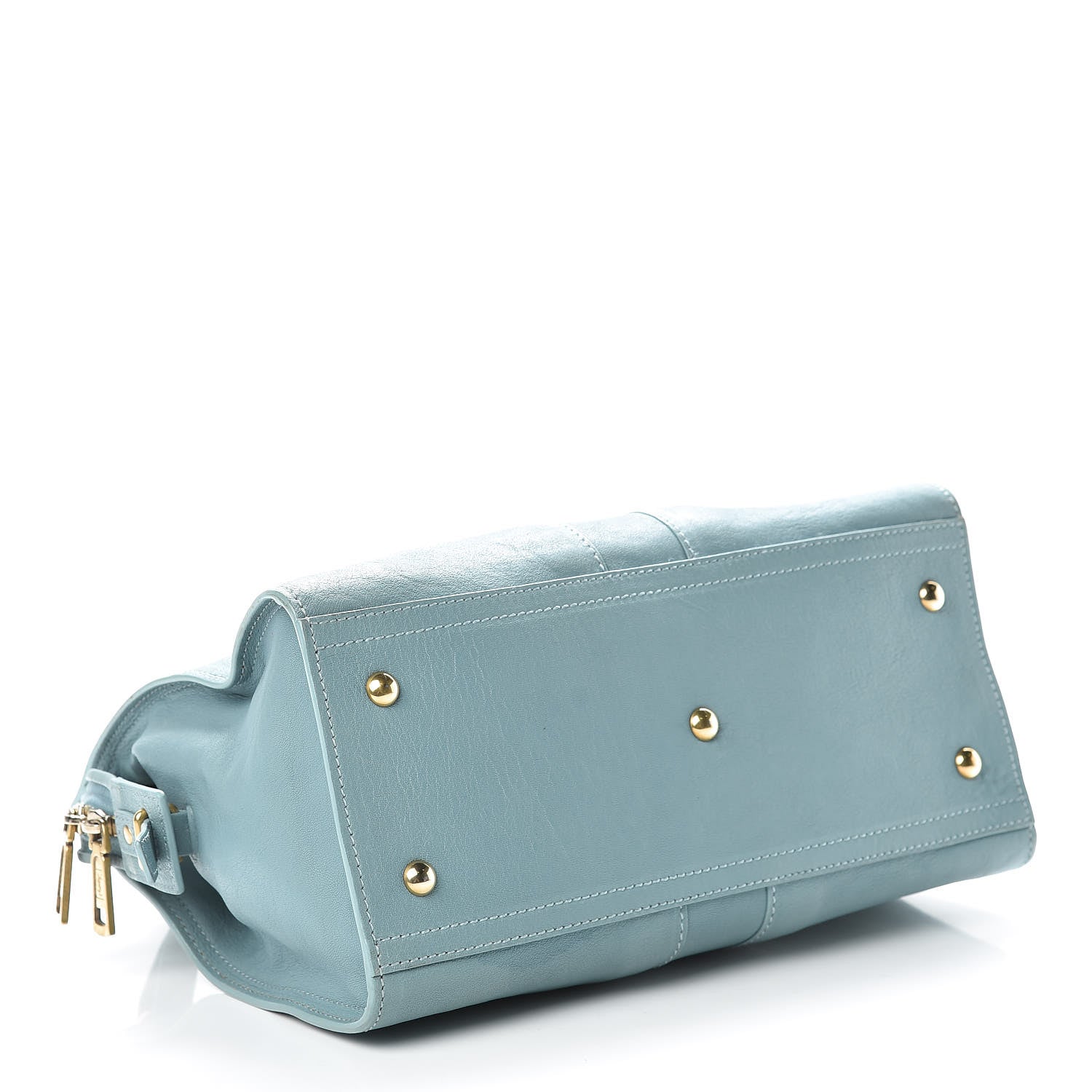 Saint Laurent Sheepskin Small Cabas ChYc Blue Glacier 5 of 22